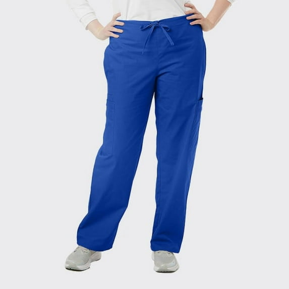 SPECTRUM UNIFORMS Unisex Scrub Pant Cargo Pant | Elastic and Drawstring Waist Soft Fabric Ideal for Medical Professionals Lab Work Wear Nurse Pant