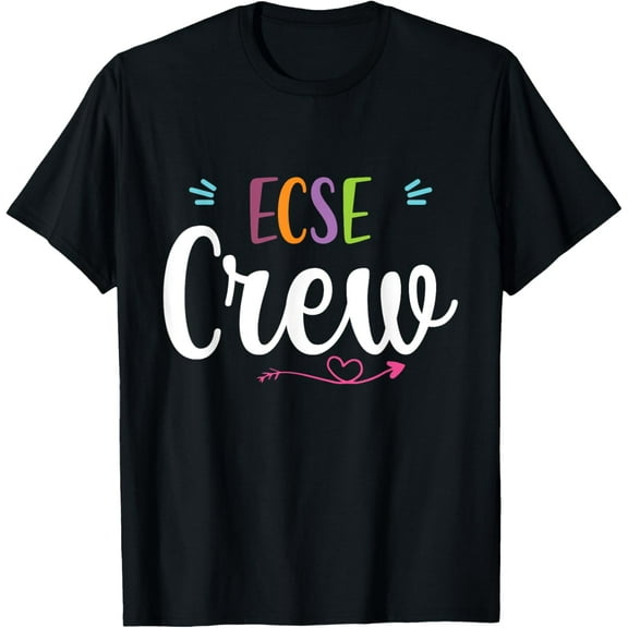 SPED Early Childhood Special Education ECSE Crew Teacher T-Shirt100% cotton