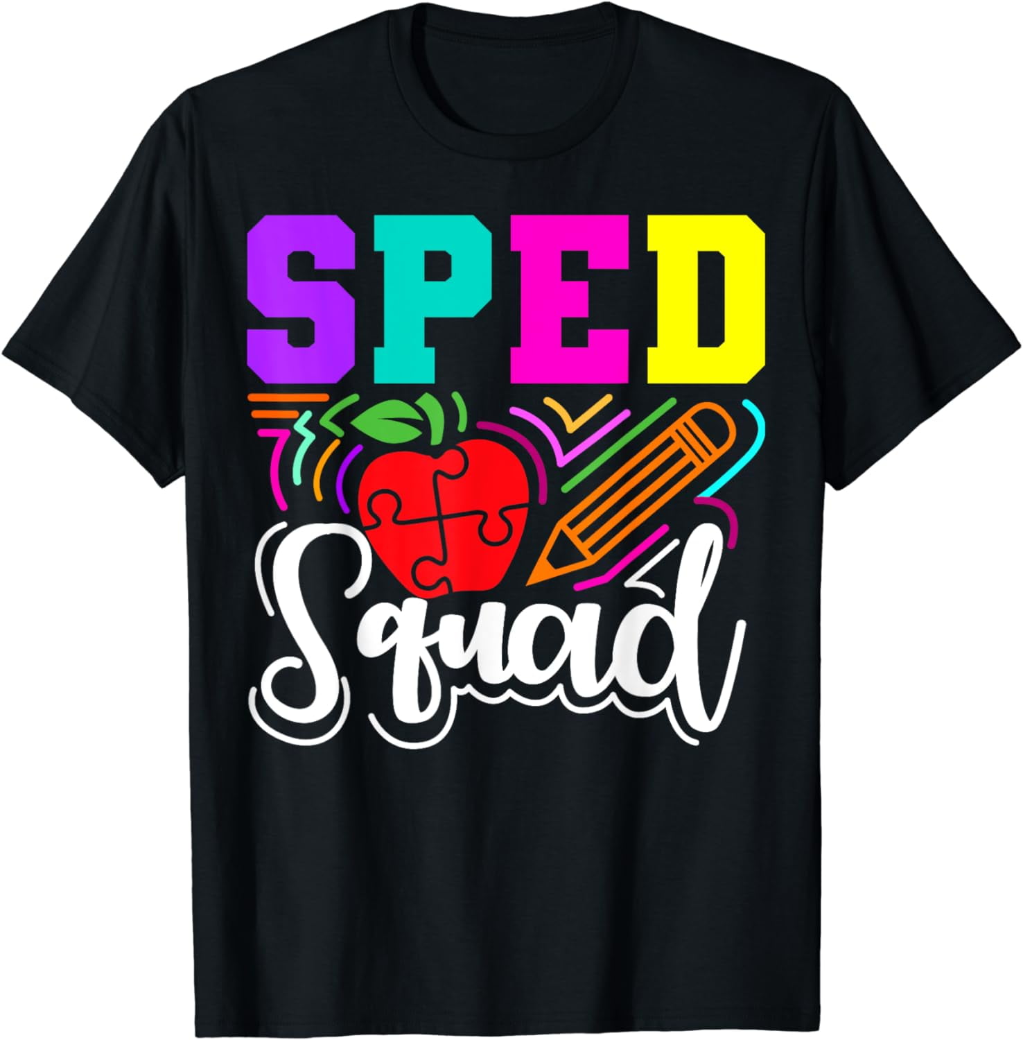 SPED Squad Special Education Teacher T-Shirt - Walmart.com