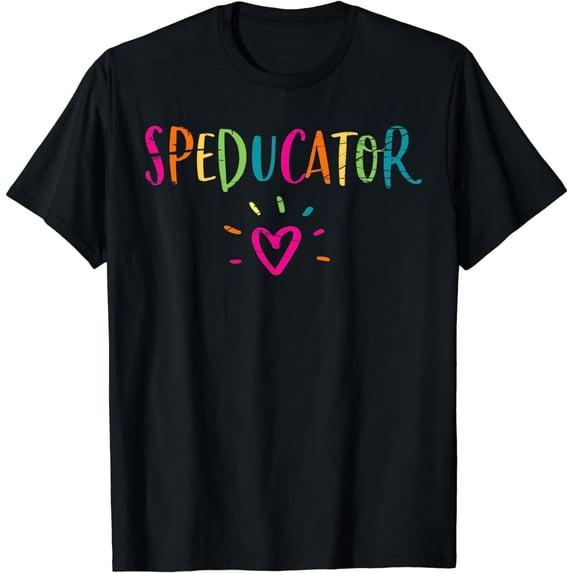 SPED teacher speducator heart T-Shirt