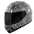 thumbnail image 1 of SPEED AND STRENGTH SS700 Hell's Belles Helmet Gloss Black/Silver XL  884389, 1 of 1
