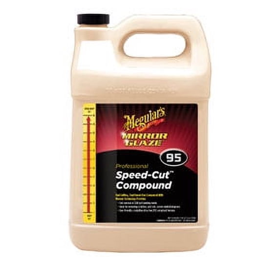 Mirror Glaze Speed Cut Compound, Gallon Meguiar's M9501 MGL