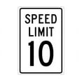thumbnail image 1 of SPEED LIMIT 10 SIGN, 1 of 4