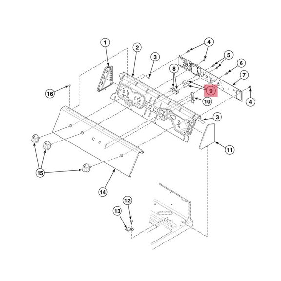 SPEED QUEEN 204365 FOAM,CAPACITIVE TOUCH - GENUINE OEM PART