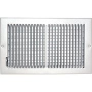 SPEEDI-GRILLE 8" x 14" Ceiling/Sidewall Register, White with 2-Way Deflection