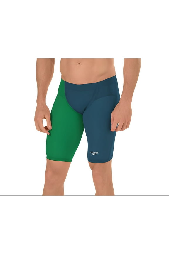 Men's Fastskin LZR Racer Elite 2 Fina Approved Jammer, Green, 27