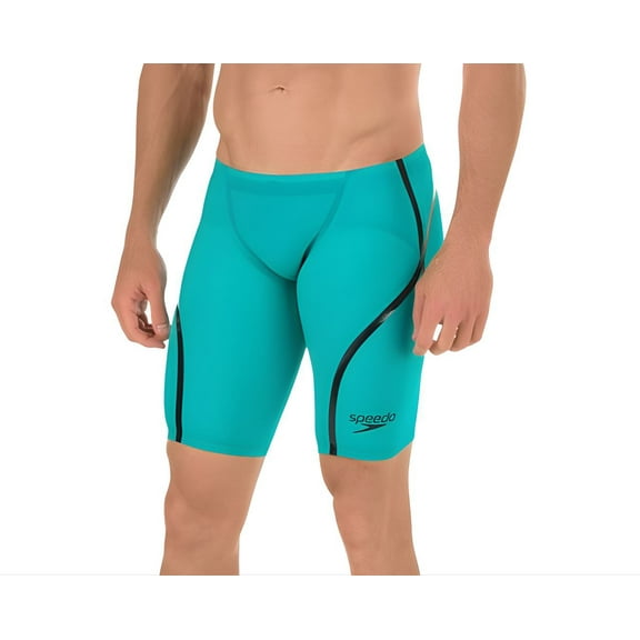 SPEEDO Men's LZR Racer X Fina Approved Drawstring Jammer, Green, 22