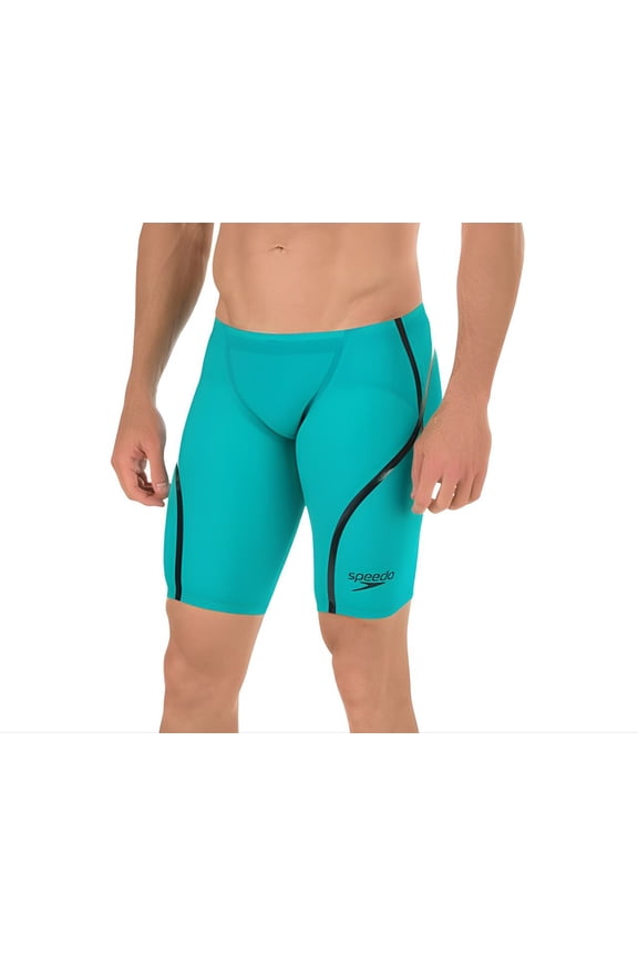 Men's LZR Racer X Fina Approved Drawstring Jammer, Green, 22