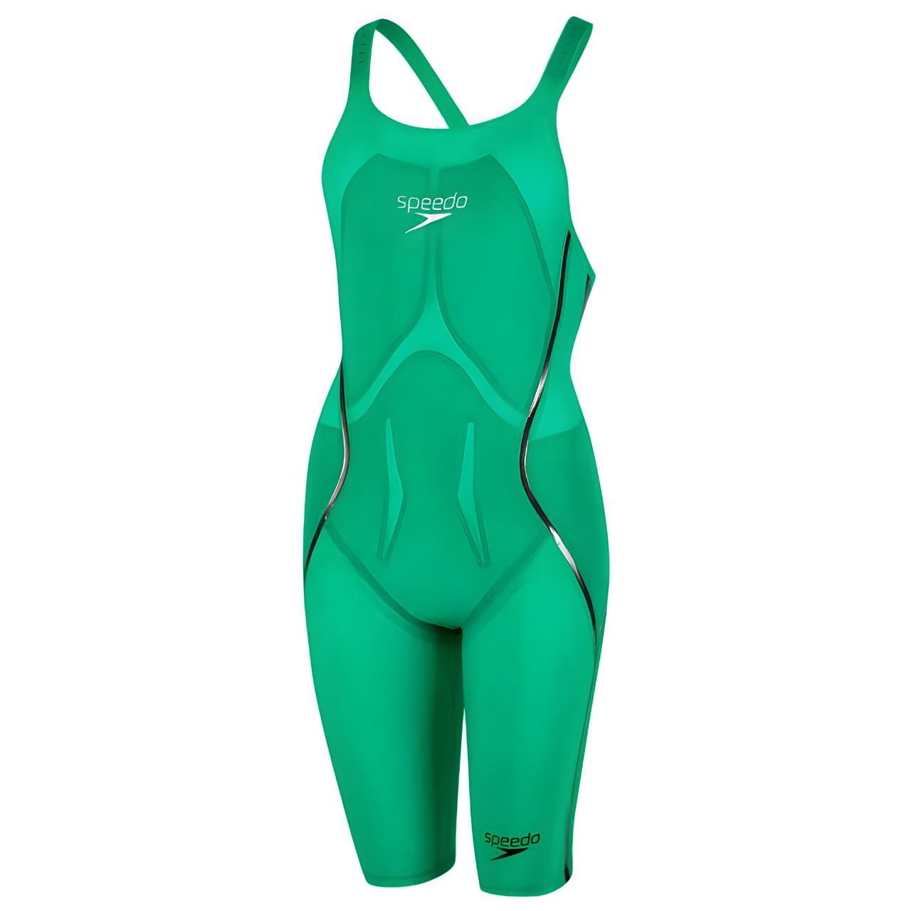 SPEEDO Women's LZR Racer X Fastskin Recordbreaker Swimsuit, Green, 22 