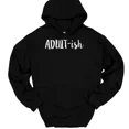 thumbnail image 1 of SPEEDRUN Men's Long Sleeve Graphic Print Hooded Pullover Tops T-Shirts Adult-ish Hooded Sweatshirt Funny Adulting Gift Text Humor Hoodie, 1 of 6