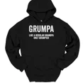 thumbnail image 1 of SPEEDRUN Men's Long Sleeve Graphic Print Hooded Pullover Tops T-Shirts Grumpa Hooded Sweatshirt Funny Grandpa Grumpy Humor Joke Gift Hoodie, 1 of 6
