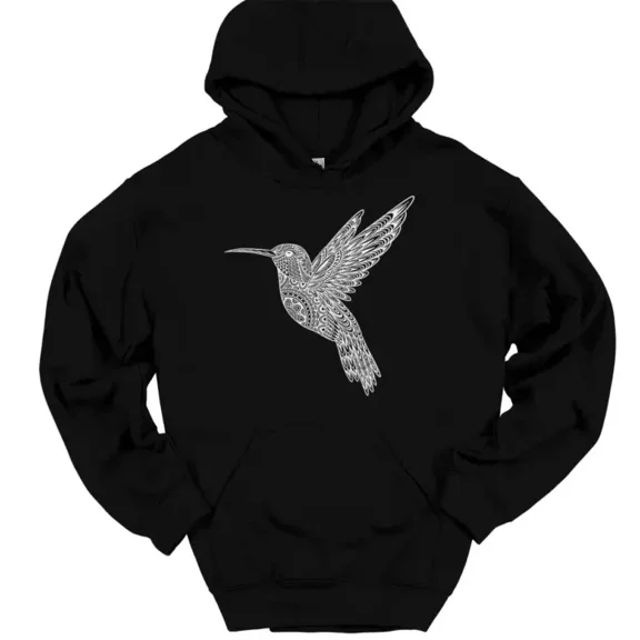 SPEEDRUN Men's Long Sleeve Printed Hooded T-Shirt - Casual Cotton Hoodie