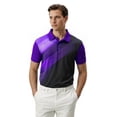 thumbnail image 1 of SPEEDRUN Short Sleeve Shirts for Men, Dry Fit Print Polo Shirt with Moisture-wicking, Sizes M-3XL, 1 of 6
