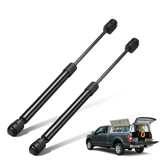 SPEEDWOW 12 Inch 24 Lbs Truck Camper Shell Gas Shocks Struts Lift Support Gas Spring for Truck Cap Window Leer Topper Camper Shell Tool Box Chest C1603795,2Pcs