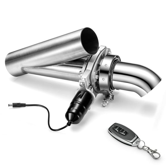 SPEEDWOW 2.0 Inch Remote Electric Exhaust Cutout Kit, Universal Application for Any 2" Piping Diameter Exhaust System