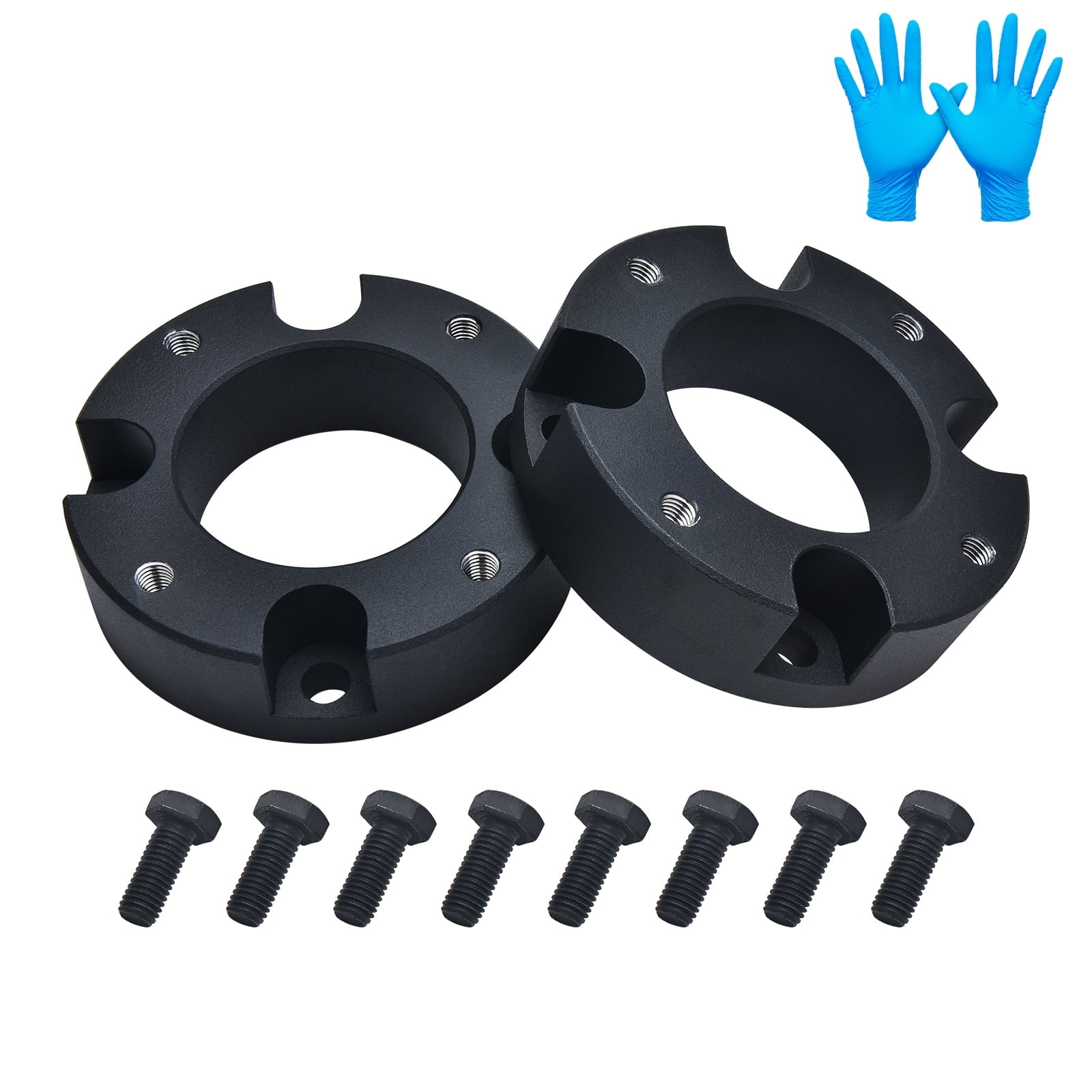 SPEEDWOW 2.5 inch Front Lift Leveling Kit Compatible with Toyota 2005-2022 Tacoma 2WD/4WD, 2003-2021 4Runner 2WD/4WD (Does not fit XREAS Suspension), 2007-2015 FJ Cruiser 4WD Front Lift Spacers