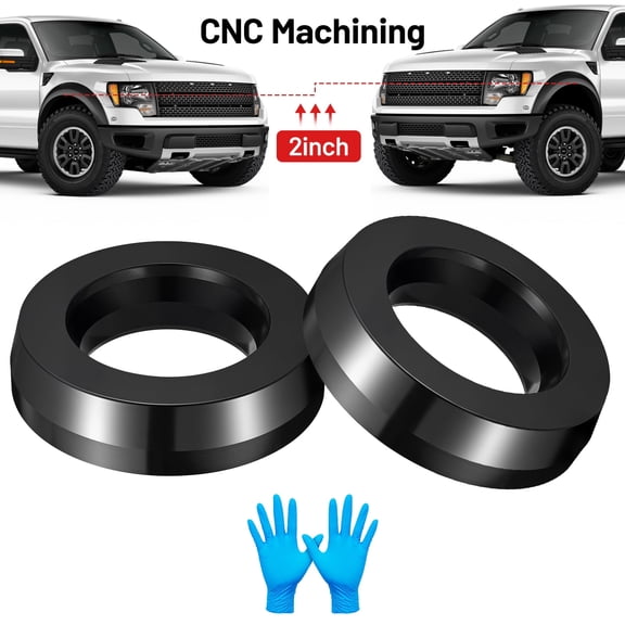 SPEEDWOW 2" Front Leveling Lift Kit for 1994-2018 Ram 1500 1994-2013 2500 3500 (2WD Only), Compatible with 2WD Forged Strut Spacers