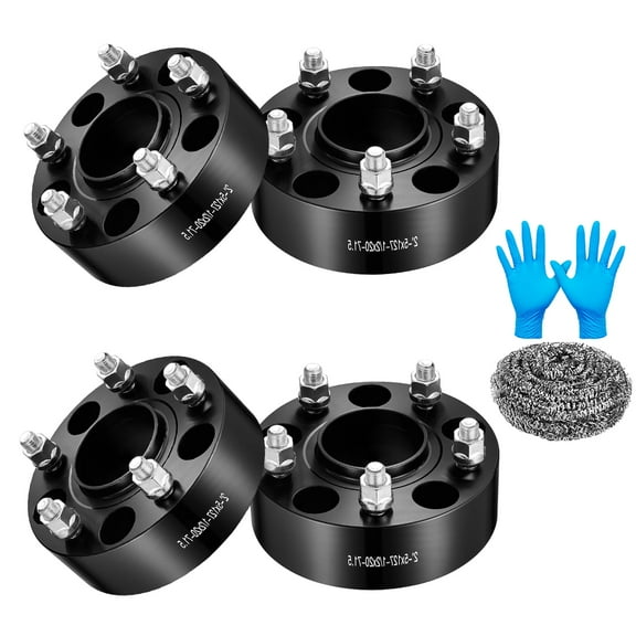 SPEEDWOW 2 inch 5x127mm Wheel Spacers for Jeep Wrangler JK 2018, Commander 06-10, Grand Cherokee 99-10,for Dodge Journey, 71.5mm Bore & 1/2x20 Studs & 5x5 HubCentric,4PCS