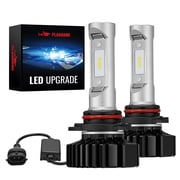 SPEEDWOW 2Pcs X1 9005/HB3 100W 6000K 14000LM LED Headlight Bulbs for Chevrolet/Ford/GMC/BMV/Dodge/Honda/Nissan/Jeep,White