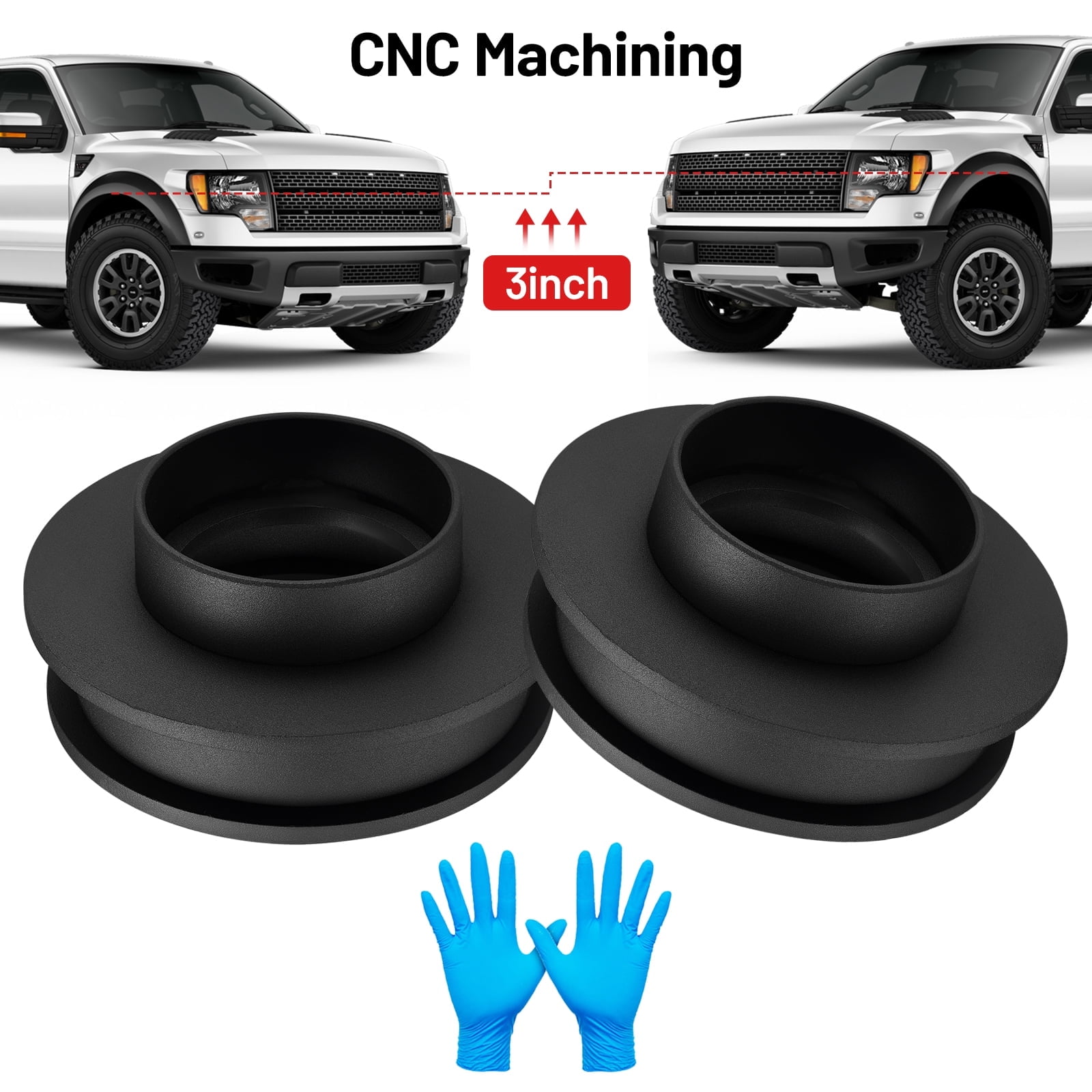 SPEEDWOW 3" Front Leveling lift kit Compatible with 1999-2006 Chevrolet Silverado/GMC Sierra 1500 2WD