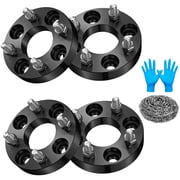 SPEEDWOW 4x4 Wheel Spacers 1 inch Compatible with EZGO Club Car Golf Carts, 62 mm Center Bore & 4 Lug 25.4mm Forged Wheel Adapters 1/2x20, 4PCS