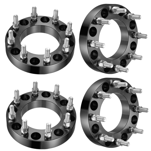 SPEEDWOW 8x180mm(8x7.08) Wheel Spacers 1.5inch for GMC Sierra 2500 HD 11-22, 125mm Center Bore & 8 Lug Forged Wheel Adapters M14x1.5 for Chevy Silverado 2500 3500 HD, 4PCS