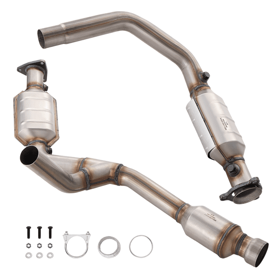 SPEEDWOW Catalytic Converter Kit for 2014-2020 Chevy Silverado 1500, Suburban, Tahoe, GMC Sierra 1500, Yukon V6 4.3L / V8 5.3L Stainless Steel, Bolt-On
