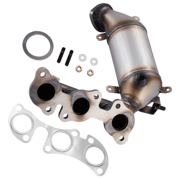 SPEEDWOW Catalytic Converter for 2004-2006 Toyota Sienna 3.3L FWD Stainless Steel, Bolt-On Replacement, Includes Gaskets