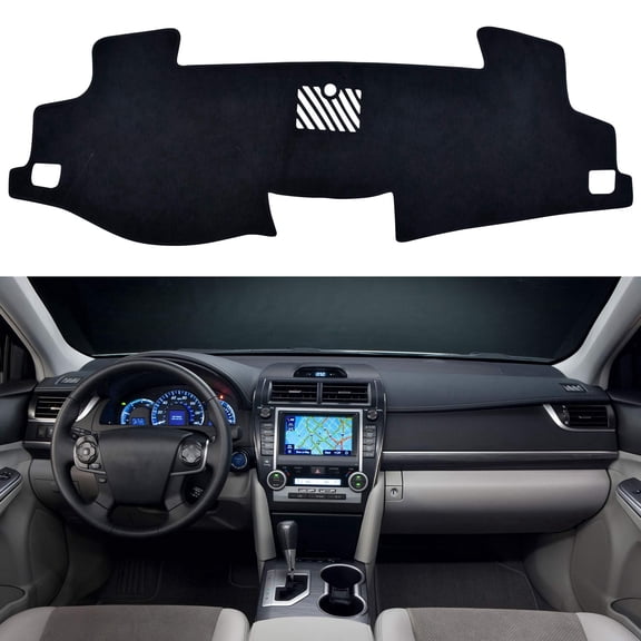 SPEEDWOW Dashboard Dash Board Cover Mat Carpet Compatible with Toyota Camry 7th Gen 2012-2017