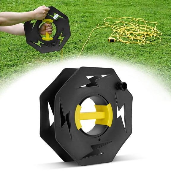 SPEEDWOW Extension Cord Storage Reel, Heavy Duty Open Cord Reel for 12/3,14/3,16/3 Gauge Power Cord, Hand Wind Retractable