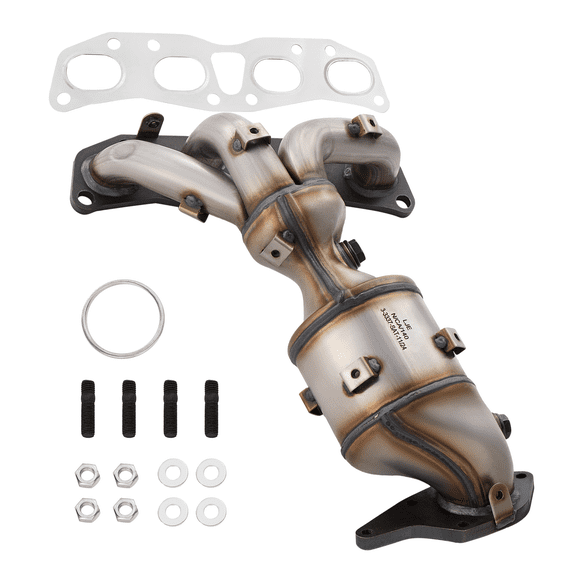 SPEEDWOW Front Direct-Fit Exhaust Manifold Catalytic Converter Kit for 2008-2015 Nissan Rogue/Rogue Select 2.5L 304 Stainless Steel, EPA