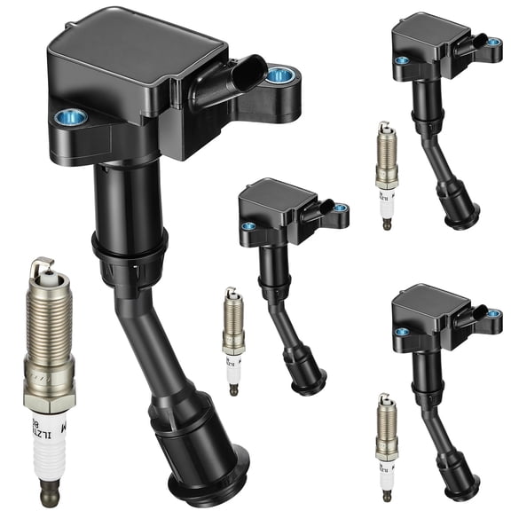 SPEEDWOW Ignition Coil Pack UF-735 and Iridium Spark Plugs SP539 Compatible with 2014-2020 Fusion 1.5L L4 2017-2019 Escape 1.5L L4 DS7Z12029A DG554,Sets of 4