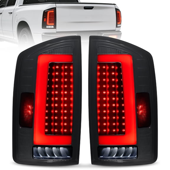 SPEEDWOW LED Tail Light Fit For 2002-2006 Dodge Ram 1500/2500/3500 LED Tail Light Assembly Pair
