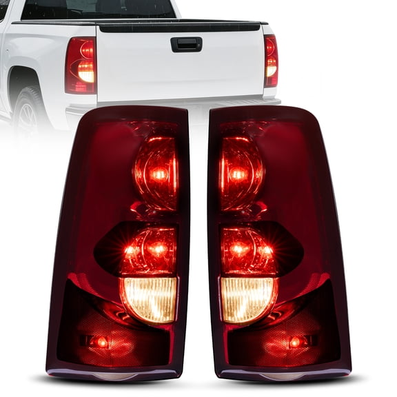 SPEEDWOW LED Tail Light Fit For 2003-2006 Chevy Silverado 1500/2500/3500 Tail Light Assembly Pair
