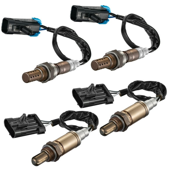 SPEEDWOW Oxygen O2 Sensor 234-4018 & 234-4012 Compatible with Chevy Astro C1500 C2500 2PCS Upstream and 2PCS Downstream GMC, 19178116 Replacement Oxygen Sensor