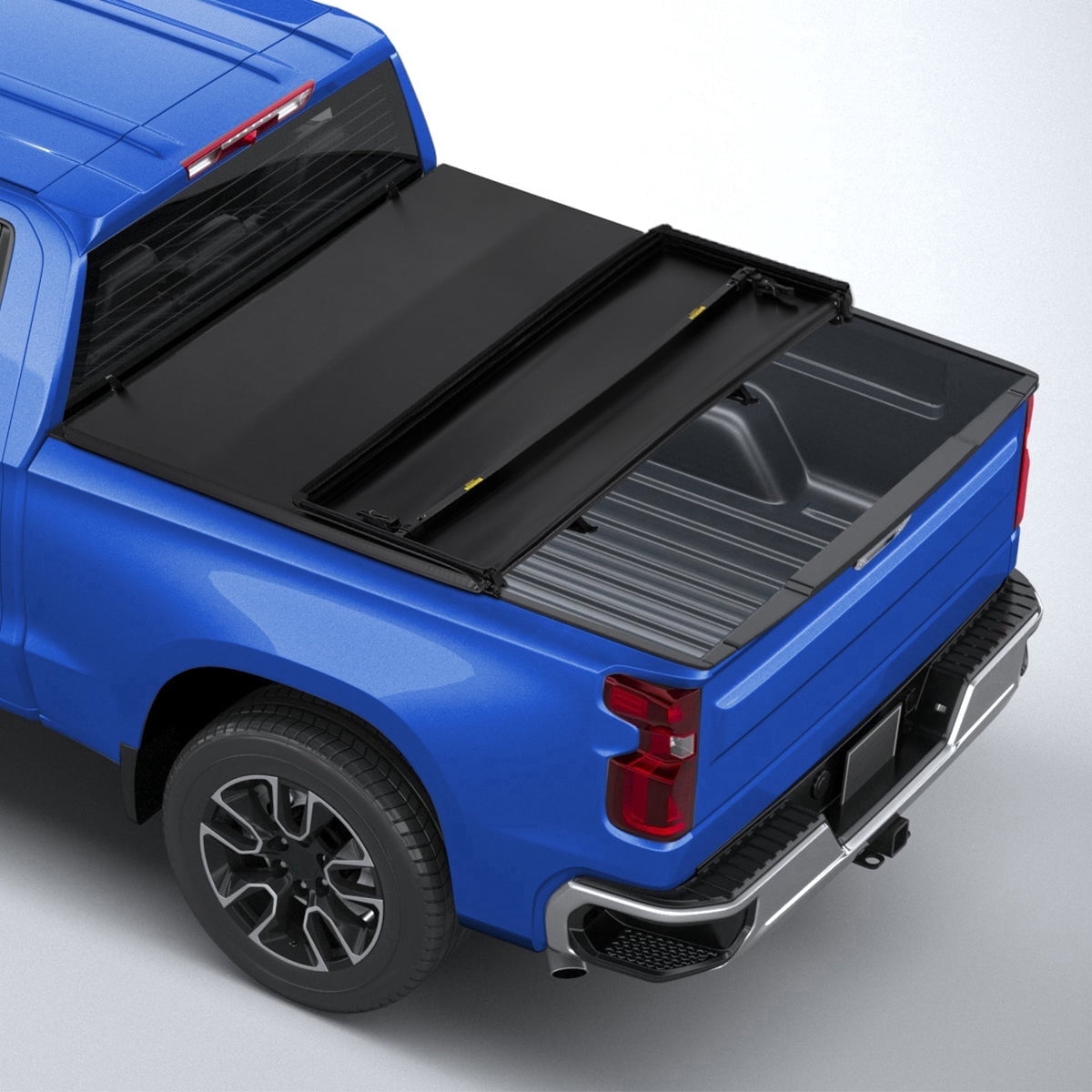 SPEEDWOW Soft Tri-fold Truck Bed Top Tonneau Cover, 6.75 ft Soft Tonneau Cover for 2017-2025 Ford F250 F350 Super Duty
