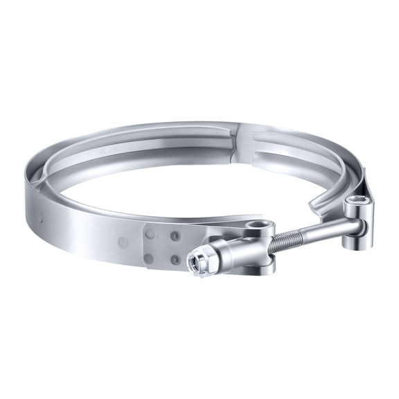 SPEEDWOW V-Band Clamp Quick Release – Stainless Steel, No Flanges(5.0 inch)