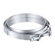 SPEEDWOW V Band Clamp with Flange Male Female Stainless Steel 6.0 inch
