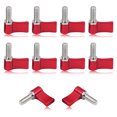 thumbnail image 1 of SPEEDWOX 10 Pcs M6 17mm Screw with Handle Thumb Screw Male Threading Rotating Knob Adjustable Thumb Lever Screw Rotating Knob Adjustable Thumb Lever Screw Rotating Knob with Single Wing(Red), 1 of 6