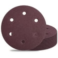 thumbnail image 1 of SPEEDWOX 10PCS 40 Grit 9 Inch 6 Hole Sanding Discs 9 Inch 6 Hole Hook-and-Loop Sanding Discs 9" Round Abrasive Disc Ideal for Sander Aluminum Oxide Sanding Pads Sand Paper for Drywall Sander, 1 of 4