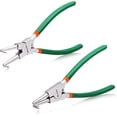 thumbnail image 1 of SPEEDWOX 2 Pcs Circlip Pliers Set 9-Inch Snap Ring Pliers Internal External Heavy Duty Precision Cir-clip Retainer Ring Pliers Curved Jaw for Ring Remover Retaining, 1 of 1