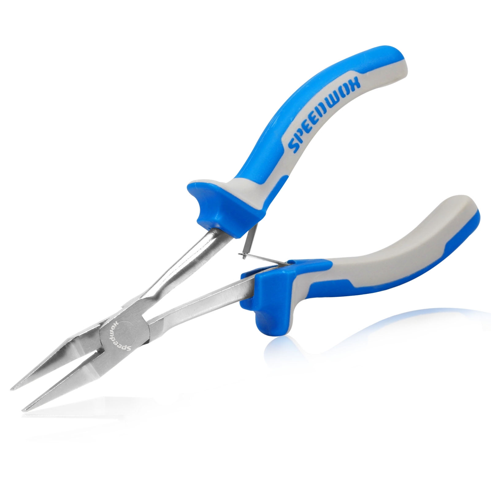 SPEEDWOX 6 Inches Mini Needle Nose Pliers For Jewelry Making Smooth Jaws Extra Long Fine Pliers Professional Tool Beading Hobby Craft Diy