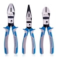 thumbnail image 1 of SPEEDWOX Combination Pliers Long Nose Pliers Set 8 Inches Heavy Duty Wire Cutters Reduce Effort by 60% Compound Action Multi Use Side Cutting High Leverage Serrated Jaw Precision Fine Pliers, 1 of 5