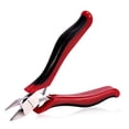thumbnail image 1 of SPEEDWOX Diagonal Cutting Pliers Side Nippers 4 Inches Micro Wire Cutters Precision Plastic Nippers with Spring Mini Side Cutting Angled Head Fine Plier Professional Jewelry Making Tool, 1 of 8