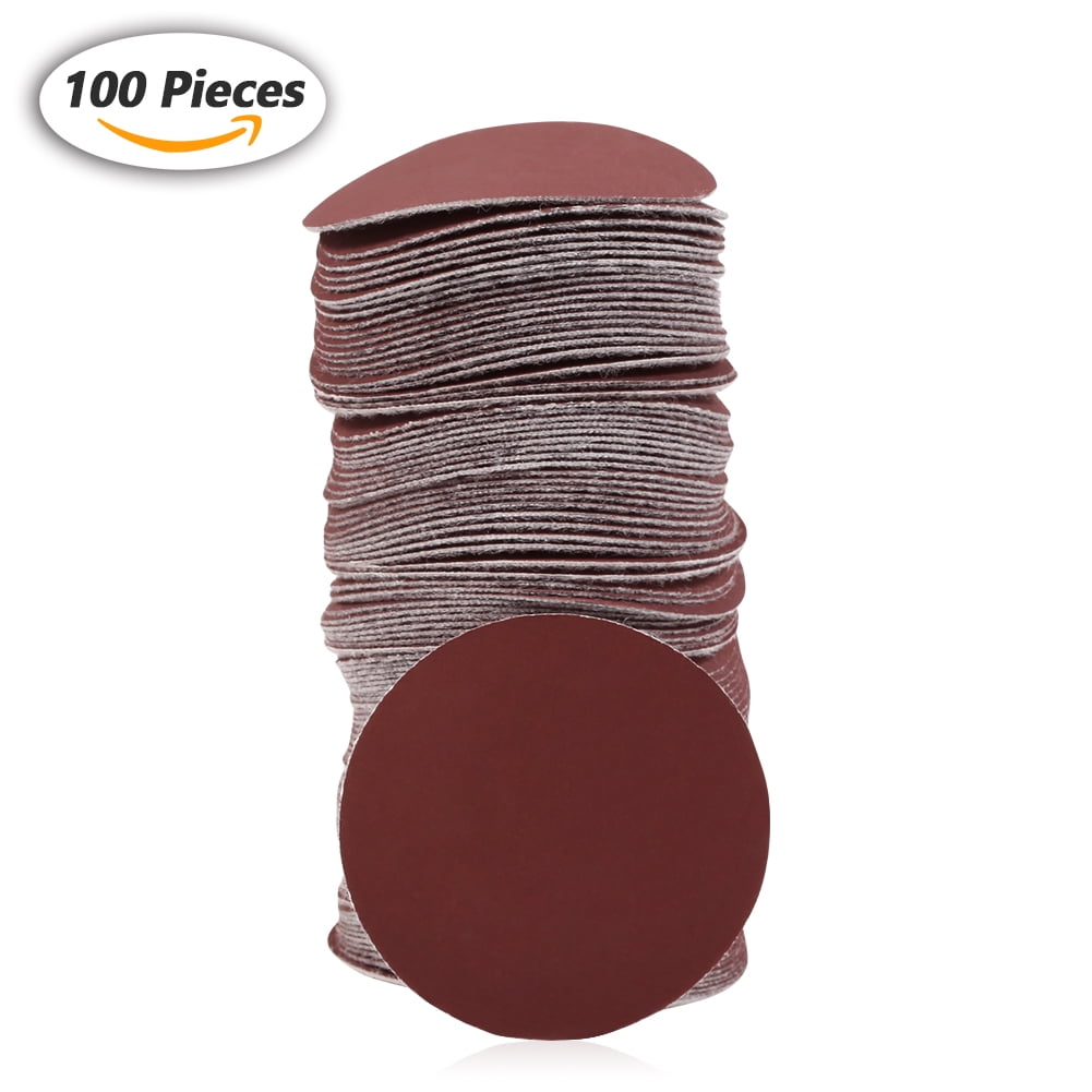 SPEEDWOX Hook and Loop Sanding Discs 100pcs 2 inch 2000 Grit Sandpaper ...