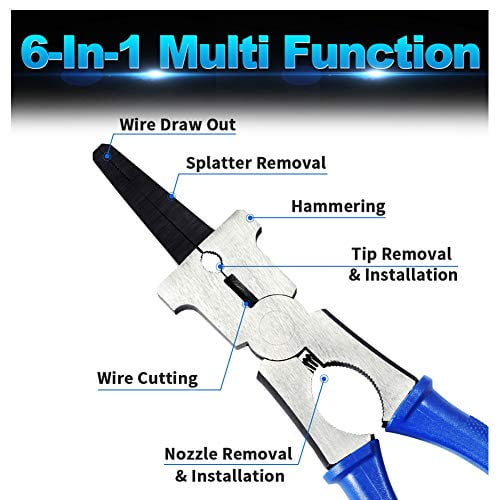 SPEEDWOX MIG Welding Pliers Set Stainless Steel Metal Sheet Thickness