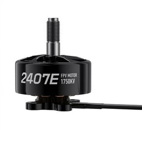 SPEEDX2 2407E Motor 1750KV High Torque Low Power Useage for 5-6inch Racing FPV Quads Racing RC Drone Multicopter,1 * SPEEDX2 2407E Motor,Black