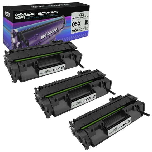 SPEEDYINKS Compatible Toner Cartridge Replacement for HP 05X / CE505X / HP05X for HP Laserjet P2055DN, P2035, P2035n, P2055X, P2055d, 2055DN (Black, 3-Pack)