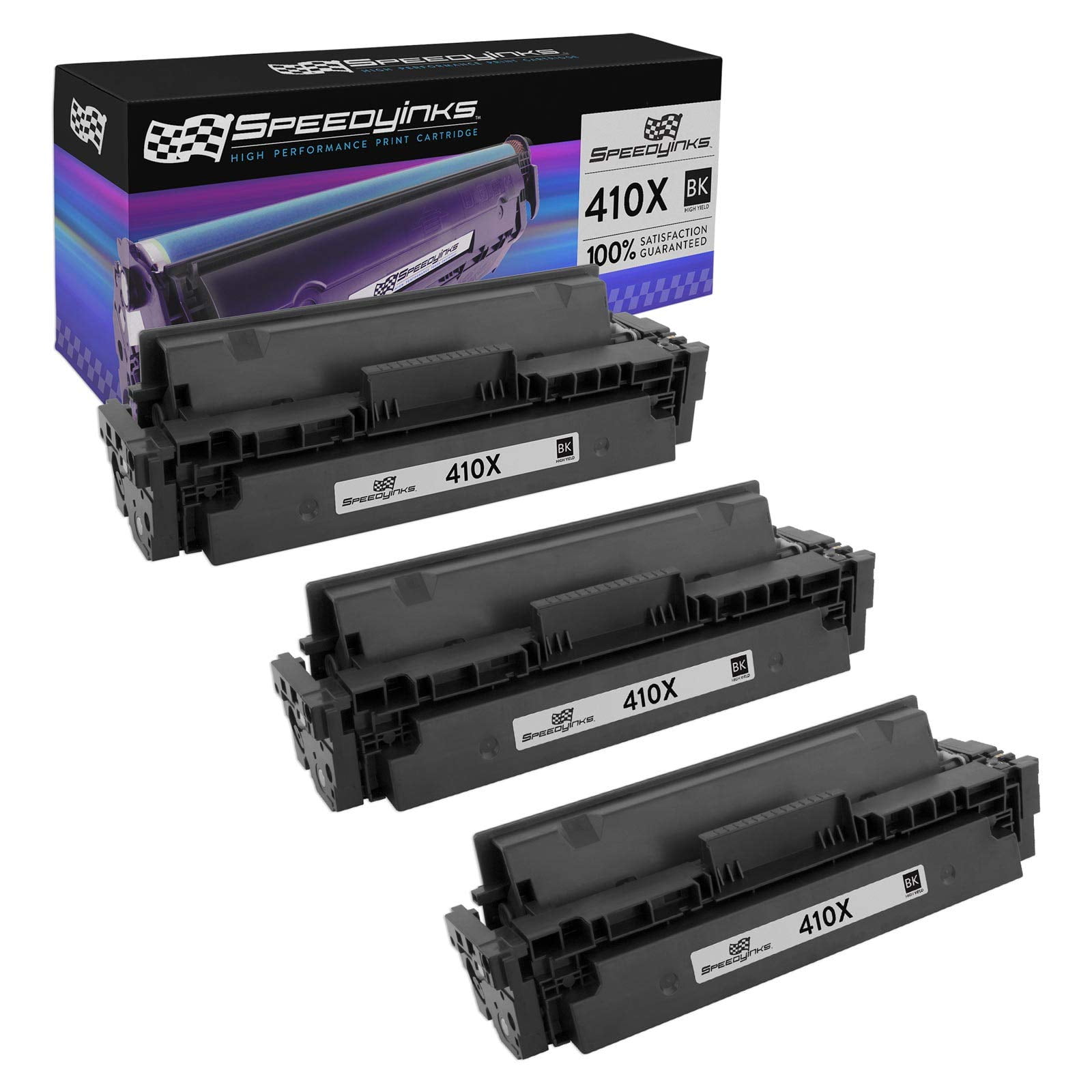 Hp Color Laserjet Pro Mfp M477fdn Toner Replacement SPEEDYINKS Compatible Toner Cartridge Replacement for HP 410X / CF410X
