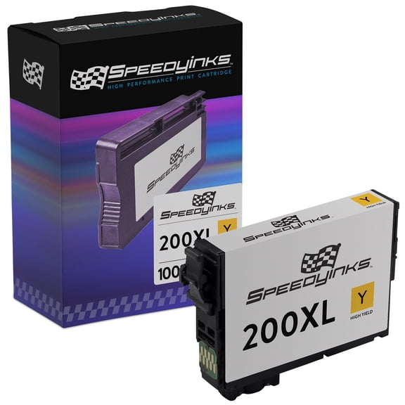 SPEEDYINKS Reman Ink Cartridge Replacement for Epson 200XL T200XL420 High Yield (Yellow)